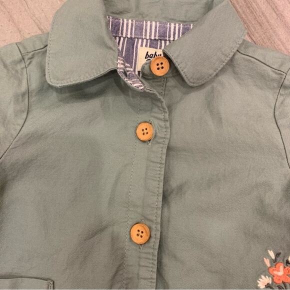 Baby b’Gosh Sage Green Button Down Light Jacket - Picture 3 of 10